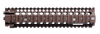 Daniel Defense 0100408020011 MK18 RIS II Handguard 9.55" 2-Piece, Free-Floating Style Made of 6061-T6 Aluminum with Flat Dark Earth Anodized Finish & Picatinny Rail for AR-15