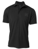 Glock AP96215 Glock Perfection Polo  Black Polyester Mesh Short Sleeve 2XL