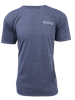 Glock AA75160 Pistol Flag  Heather Navy Cotton/Polyester Short Sleeve 3XL Semi-Fitted