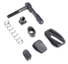 Strike Industries ARMMR Modular Magazine Release made of Steel with Polymer Button & Black Finish for AR-Platform