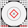 Birchwood Casey 34195 Shoot-N-C Reactive Target Self-Adhesive Paper Black/Red/White 17.25" Bullseye 5 Pack