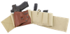 Galco UWERBKHLG UnderWraps Elite Khaki Large Leather/Nylon Handgun
