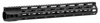 Wilson Combat TRMLOK15 M-LOK Rail  AR-15 Black Hardcoat Anodized 6005A-T5 Aluminum 15" M-LOK