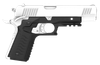 Recover Tactical CC3H-01 Grip & Rail System  Black Polymer Picatinny for Standard Frame 1911