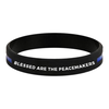 Thin Green Line Bracelet, 8 Inch