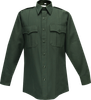 Command Long Sleeve Shirt w/ Zipper & Traditional Collar - Spruce Green