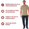Rothco Solid Color T-Shirt with Cotton / Polyester Blend