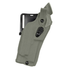 Model 6360RDS ALS/SLS Mid-Ride, Level III Retention Duty Holster for Glock 17 w/ Light/Laser