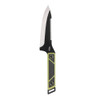 SOG Knives Terragrip Camp Knife 6-7/10" Drop Point Blade Black Green