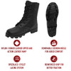 Rothco Black Speedlace Jungle Boots - 9 Inch