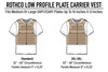 Rothco Low Profile Plate Carrier Vest