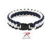 Rothco Two-Tone Paracord Bracelet - Olive Drab / Black