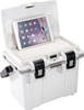 WHITE/GRAY W/DRY STORAGEPELICAN COOLERS IM 14 QUART 