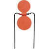 EzAim Holey Spinner Target Orange 2 Circles