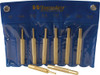 W/STORAGE POUCHWHEELER 8-PC BRASS PUNCH SET 