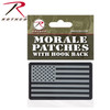 Rothco PVC US Flag Patch With Hook Back