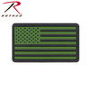 Rothco PVC US Flag Patch With Hook Back