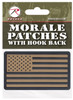 Rothco PVC US Flag Patch With Hook Back