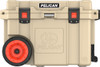 ELITE TAN W/ WHEELSPELICAN COOLERS IM 45 QUART 