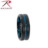 Rothco Tungsten Carbide Thin Blue Line Ring
