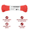 Rothco Nylon Paracord Type III 550 LB