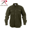 Rothco Heavy Weight Solid Flannel Shirt