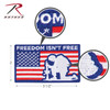 Rothco Freedom Isn't Free Patch With Hook Back