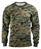 Rothco Long Sleeve Digital Camo T-Shirt