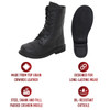 Rothco Combat Boot - 9 Inch