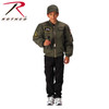 Rothco Kids Flight Jacket with Patches