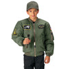 Rothco Kids Flight Jacket with Patches