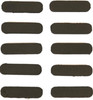 10PK M-LOK BLACKGUNTEC RUBBER INSERT COVERS 