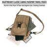 Rothco Heavyweight Classic Canvas Passport Travel Pouch
