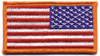 Rothco Iron On / Sew On Embroidered US Flag Patch 