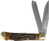 BACK TRAPPER 3.25" COFFEE HNDLABKT ROPER DOUBLE ACTION LOCK 