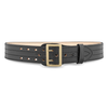 2-1/4"" Plain Leather Sam Brown 4 Row Stitch Duty Belt with Gold Buckle