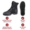 Rothco Forced Entry Tactical Boot With Side Zipper - 8 Inch