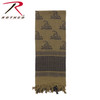 Rothco Gadsden Snake Shemagh Tactical Desert Scarf