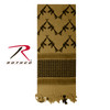Rothco Crossed Rifles Shemagh Tactical Desert Keffiyeh Scarf