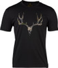 MULE DEER LOGO BLACK LARGE<BROWNING SS PERF CAMP SHIRT 