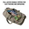 Rothco Midnight Camo Canvas Shoulder Duffle Bag