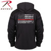 Rothco Concealed Carry Thin Red Line Hoodie