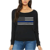 Women's Off Shoulder - Classic, Thin Blue Line