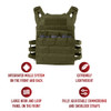 Rothco Lightweight Armor Plate Carrier Vest
