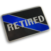 Vehicle Emblem - Thin Blue Line American Flag