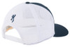 BACK CIRCLE PATCH NAVY/WHITE*BROWNING CAP FREEDOM 110 MESH 