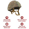 Rothco G.I. Type Camouflage MICH Helmet Cover