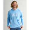 Huk Vented Pursuit Long Sleeve Hoodie Marolina Blue 2XL