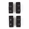 A-TAC Nylon 1-Inch Belt Keepers, 4-Pack