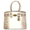 Rugged Rare Smith & Wesson Croc Concealed Carry Handbag Beige